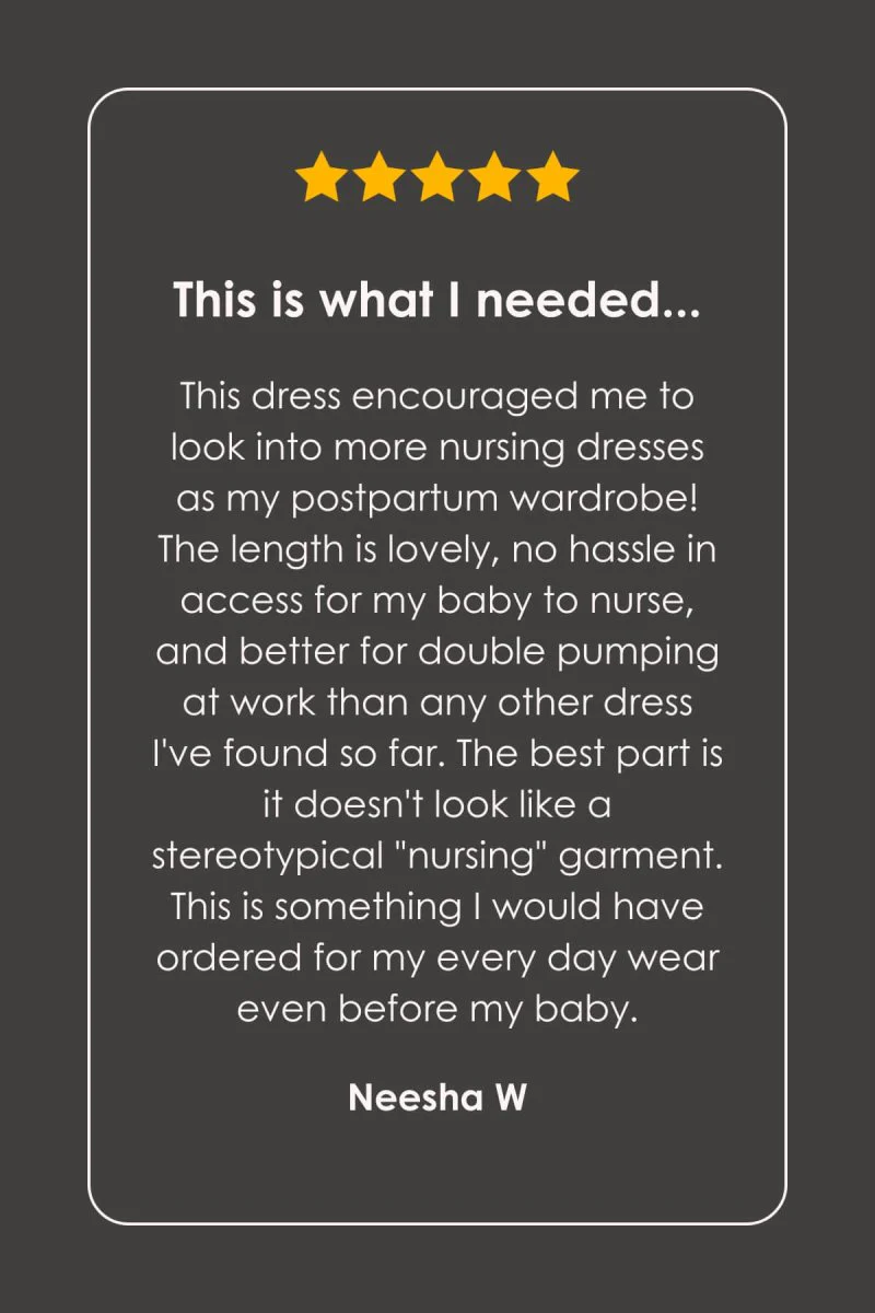 Harper Maternity & Nursing Dress - Image 4