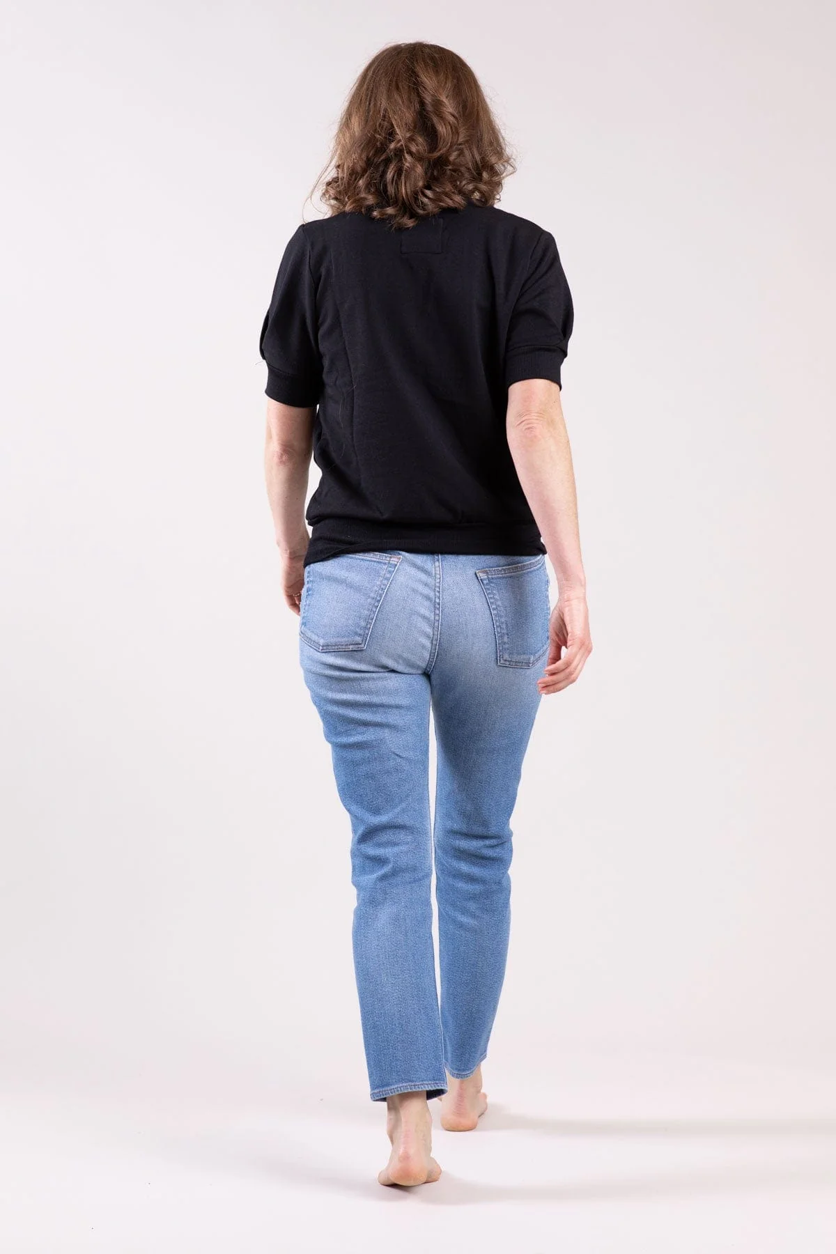 Keren Fleece Short Sleeve Nursing Sweatshirt - Image 8