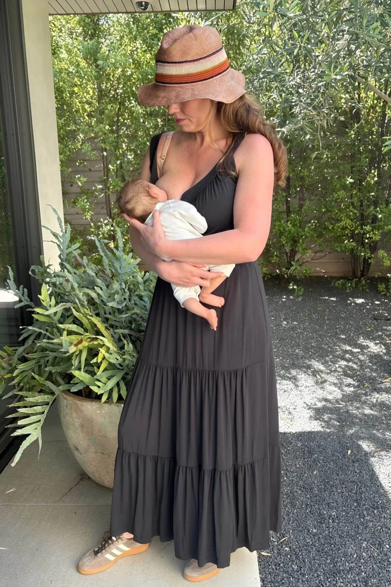Lark Maternity & Nursing Maxi Dress - Image 33
