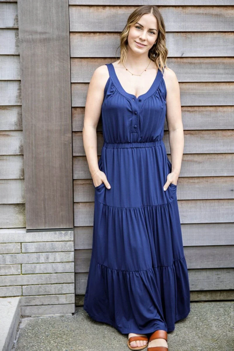 Lark Maternity & Nursing Maxi Dress - Image 6