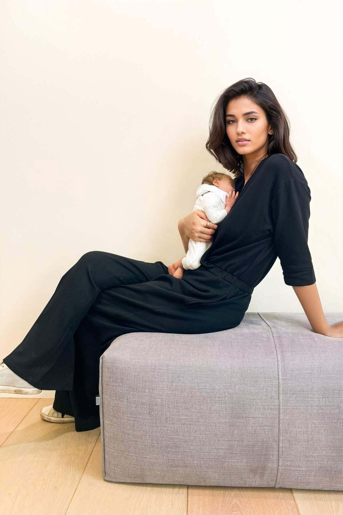 Megan Fleece Nursing Jumpsuit - Image 8