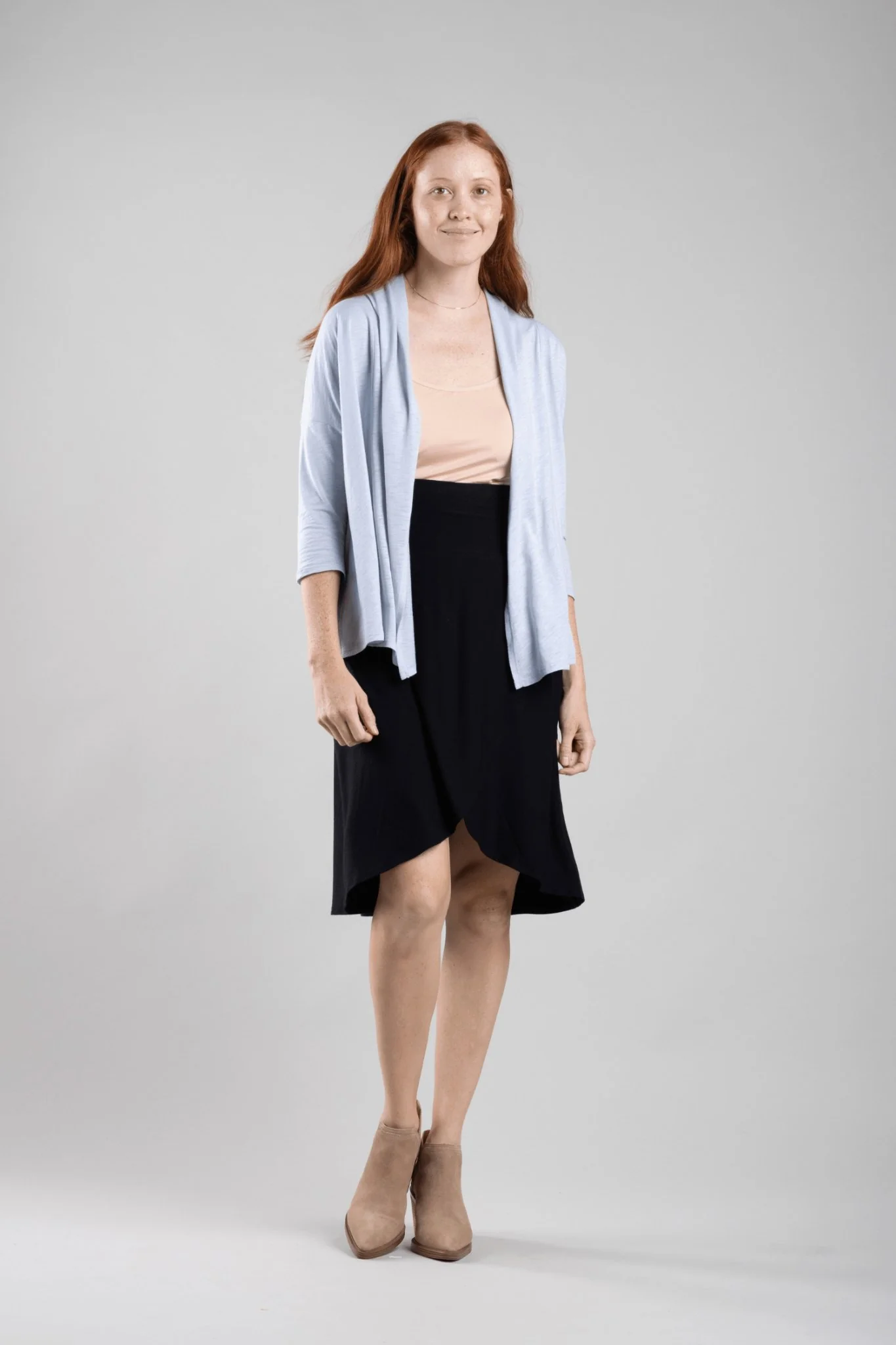 Ruth High-Low Skirt | Midnight - Image 6