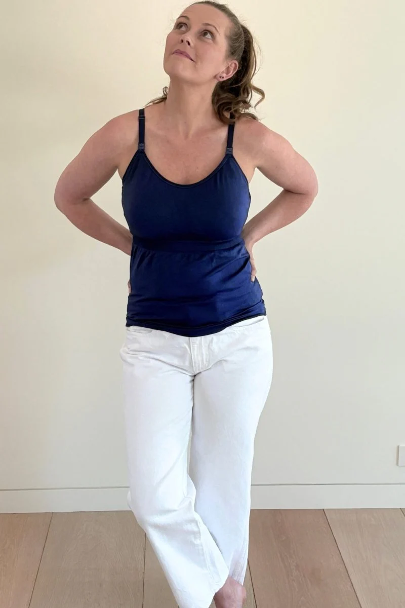 Stages Maternity, Nursing & Wearable Pump Tank Top | Indigo - Image 9