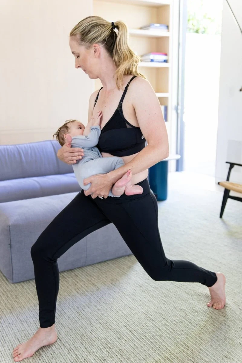 SuperMom® Racerback Sport Bra for Hands-Free Pumping & Nursing - Image 7