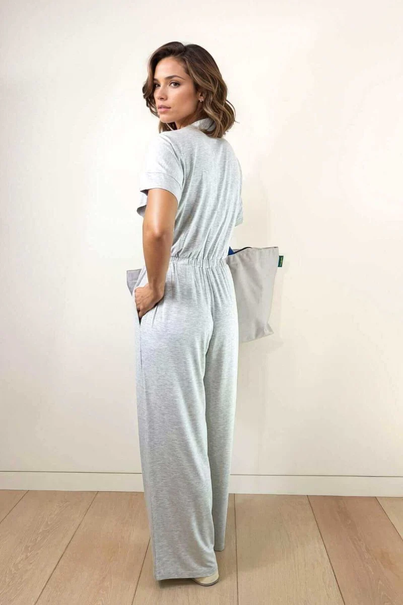 Suzanne Jersey Nursing Jumpsuit - Image 8