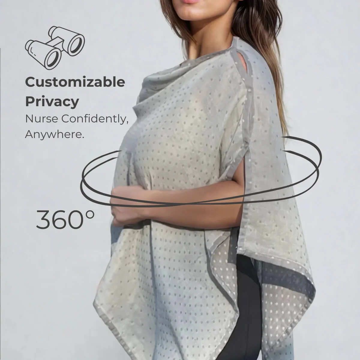 The Haven™ 100% Cotton 7-in-1 Nursing Cover - Image 12