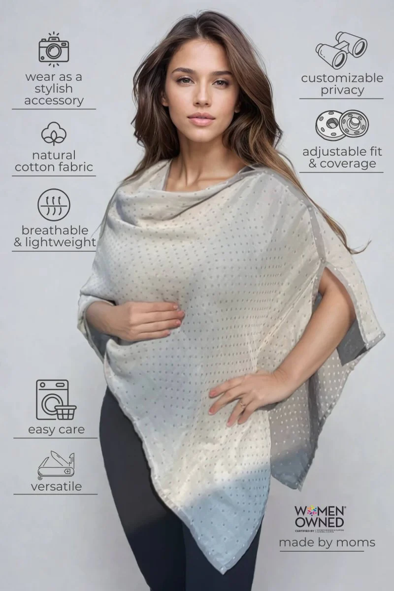 The Haven™ 100% Cotton 7-in-1 Nursing Cover - Image 20