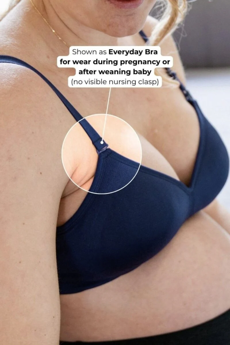 Stages Maternity, Nursing & Wearable Pump Bra | Indigo - Image 5