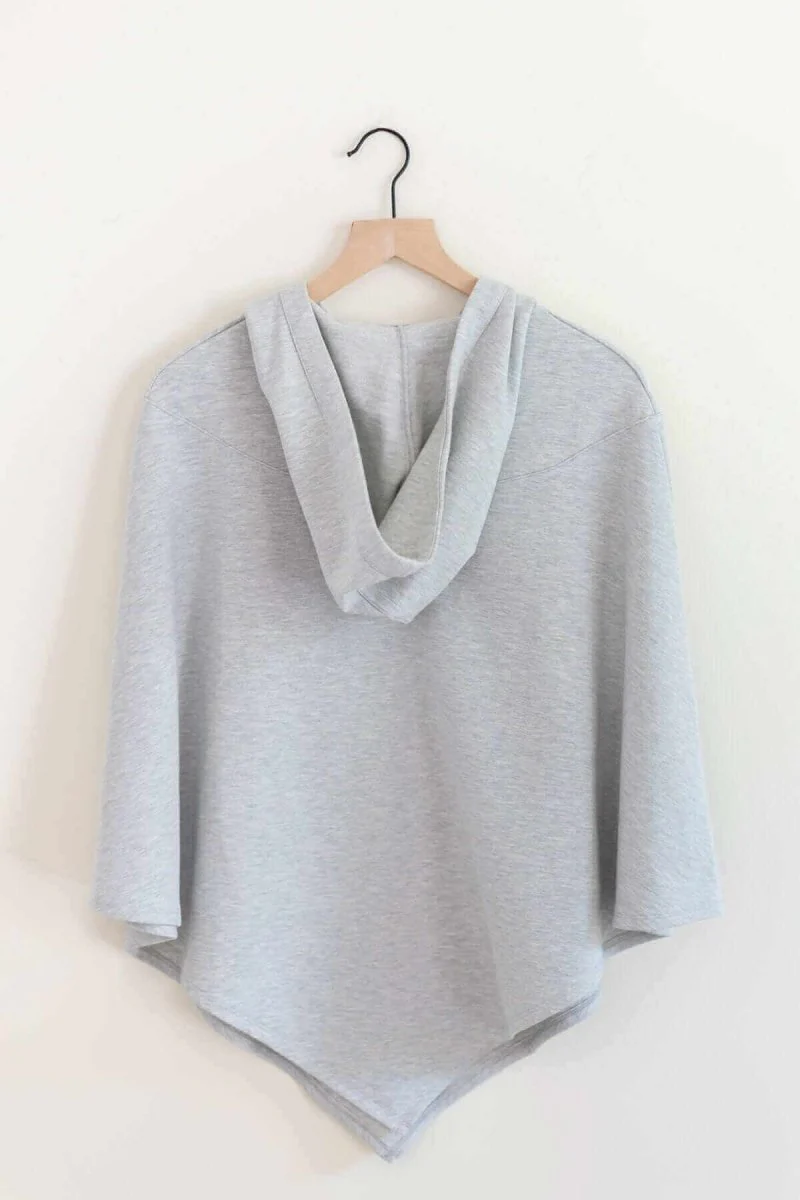 Zoe Fleece Hooded Poncho - Image 15